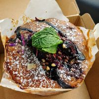 Choc Berry muffin at Urban Projuice in Albert Park