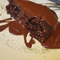 Vegan chocolate cake!!!delicious at Quinoa in Florence