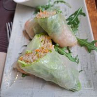 Vietnam rolls at Quinoa in Florence