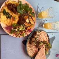 Dish of the day and tapete   at Istanbul in Paraty