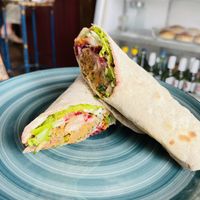 Wrap with red lentils  at Istanbul in Paraty