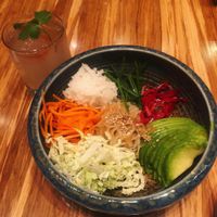 Glass noodle salad with sesame dressing.  at China Poblano in Las Vegas