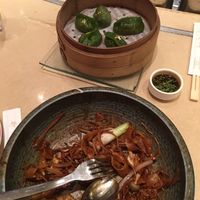18 monk noodles (sorry about eating them before taking the pic) and forest of jade dumplings at China Poblano in Las Vegas