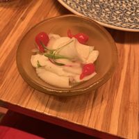 Coconut ceviche  at China Poblano in Las Vegas