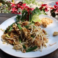 fantastic pad Thai at Veggie Homemade Aurra Ammie in Pak Chong