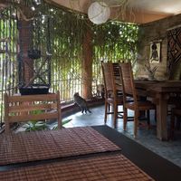 There's a ceiling fan 😊 at Amaluna Restaurant & Lab in Punta Cana