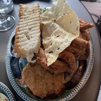 Frittas mit Gemüsepskoras  at Kismet in Munich