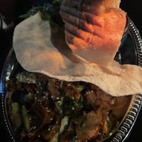 Seitan kebab (cucumber dip not vegan, and can be left off the order)  at Kismet in Munich