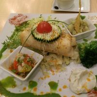 Burrito type thing  at Yerbabuena - Bordadores in Madrid