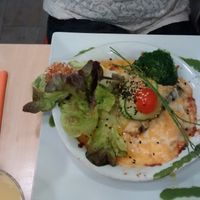 vegetarian option #5 of the Monday menu of the día at Yerbabuena - Bordadores in Madrid