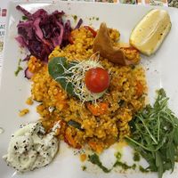 Vegan Paella!   at Yerbabuena - Bordadores in Madrid