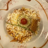 Spaghetti bolognese (would not recommend as it had a strange taste)  at Yerbabuena - Bordadores in Madrid