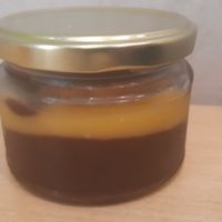 chocolate and vanilla dessert at Yerbabuena - Bordadores in Madrid