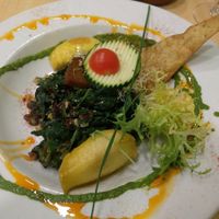 Spinach sautee Catalan style at Yerbabuena - Bordadores in Madrid