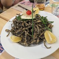 Algas en tempura at Yerbabuena - Bordadores in Madrid