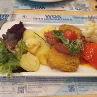 Menu of the day / main / Seitán encebollado (vegan) at Yerbabuena - Bordadores in Madrid