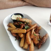 Tempura de vegetais (vegan) at Marcelino Beach Club in Costa Da Caparica