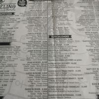 Menu completo at Marcelino Beach Club in Costa Da Caparica