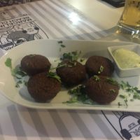 Falafel at Marcelino Beach Club in Costa Da Caparica