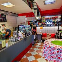 Inside of Veg8 Cafe at Veg8 Cafe in Brno