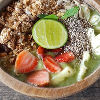 Smoothie bowl at AA Juicery Cafe in Ubud