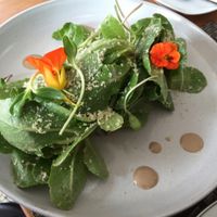 Caesar salad with almond cheese  at The Gothic in Belfast