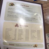 menu at Layla's Falafel in Stamford