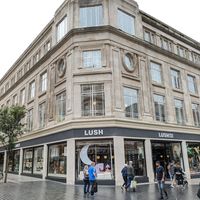 External of store. at LUSH in Liverpool