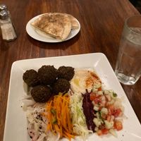 The falafel dish at Pita Pita in El Pizzaiole in Granada