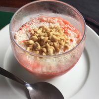 Vegan dessert at Pita Pita in El Pizzaiole in Granada