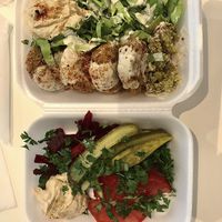 Falafel bowl with upgrade at Super Falafel - Balcescu in Bucharest