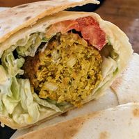 Falafel wrap at Gugar in Valletta