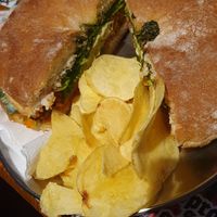 Vegan ftira at Gugar in Valletta