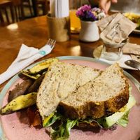 Vegan sandwich   at Siembra in Lima