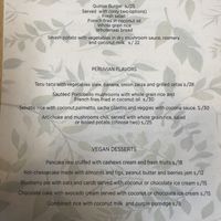 Winter menu 2018 part 2 at Siembra in Lima