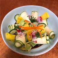 Tiradito nikkei at Siembra in Lima