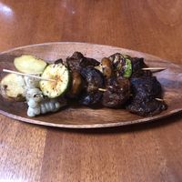 Anticuchos de seitán at Siembra in Lima