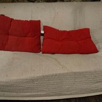 The dirty couch at Burger Mel - Benavides in Tenerife