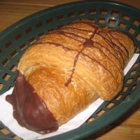 Chocolate croissant at Lost Weekend in Munich