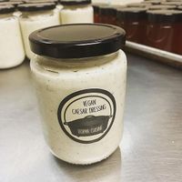 Vegan caesar dressing at Dolma Foods in Moncton