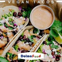 Vegan tacos at Dolma Foods in Moncton
