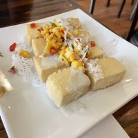 Fired coconut tofu   at LuAnne's Wild Ginger in New York City