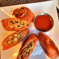 Stuffed tofu skin wraps at LuAnne's Wild Ginger in New York City