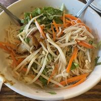 Bo Bun noodle saladd  at LuAnne's Wild Ginger in New York City