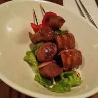 Seitan skewers at LuAnne's Wild Ginger in New York City