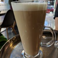 Tepid coffee at Green Deli Cafe - Rakovski in Sofia