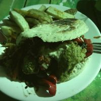 Falafel at Namaste Restaurant in Guatape