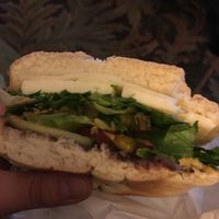 Delicious torta with extra cheese at Happy Life Organics Veggie Deli in Chula Vista