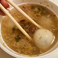 Sesame filled rice ball, my fav chinese dessert  at Tianfuzius in Berlin