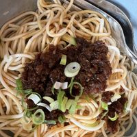 Spicy garlic cold noodles   at Tianfuzius in Berlin